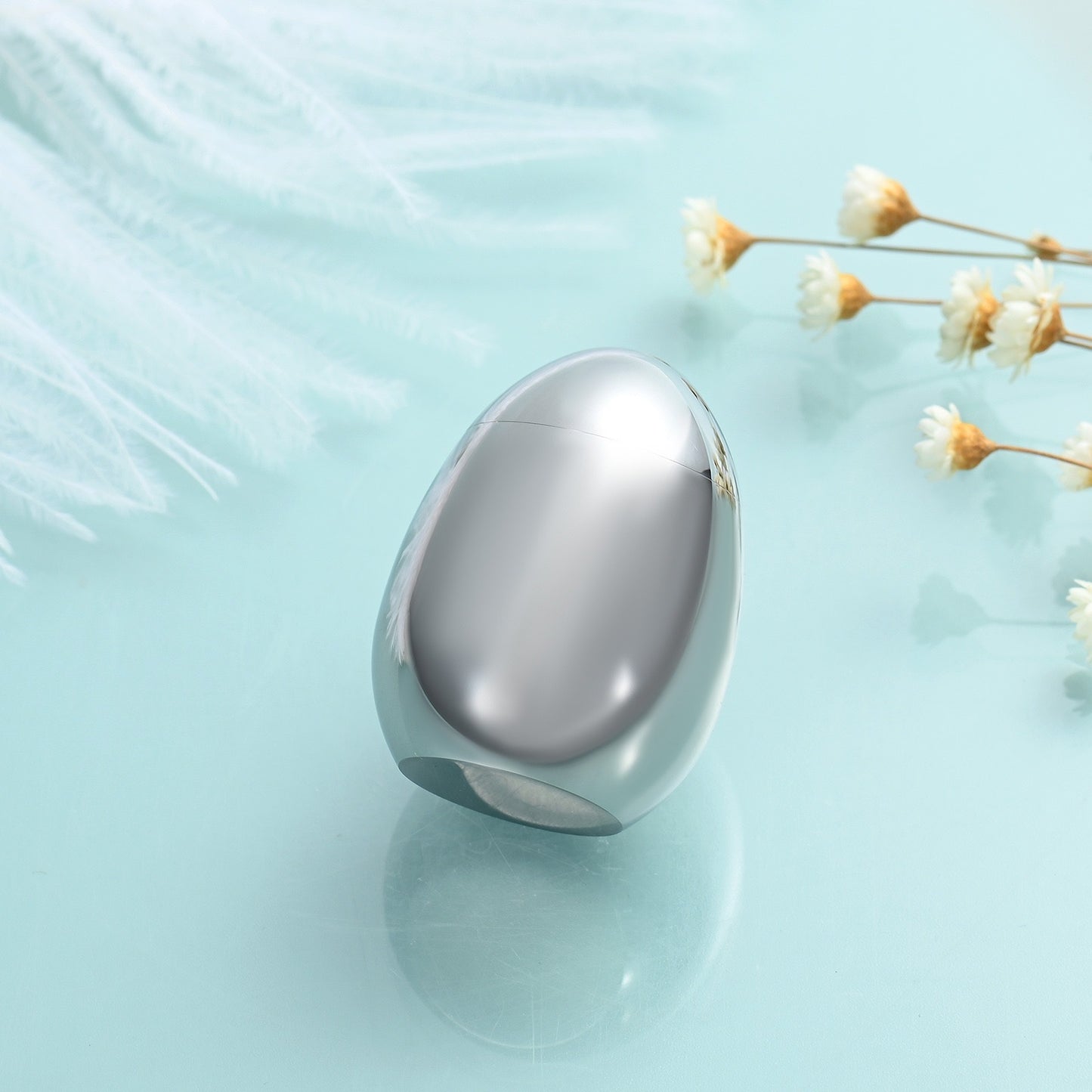 Silver - Small Cremation Urn For Ashes