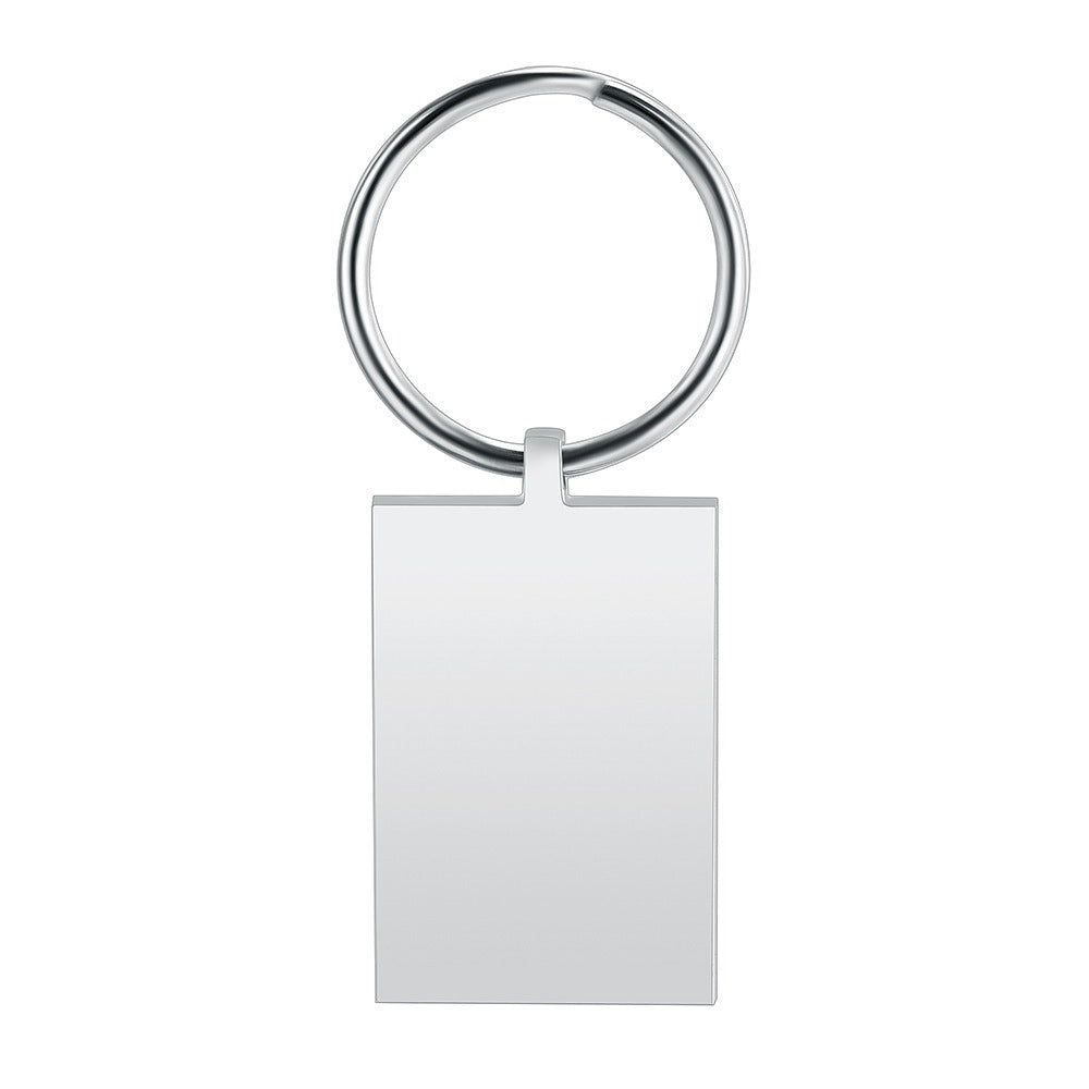 Rectangle Dog Tag Pendant or Keyring