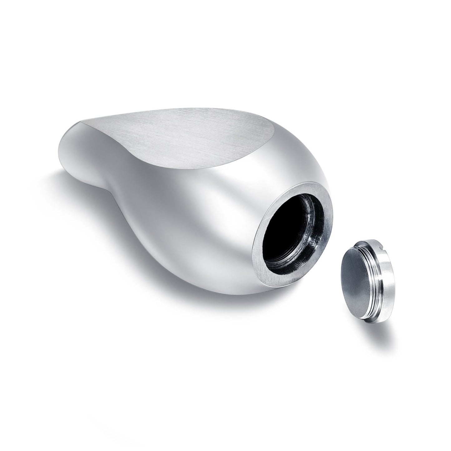 Ultimate Style - Small Silver Cremation Urn For Pet Ashes