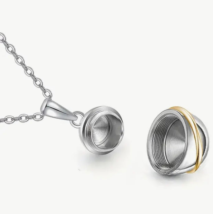 Pet Memorial Locket Pendant Ashes Holder