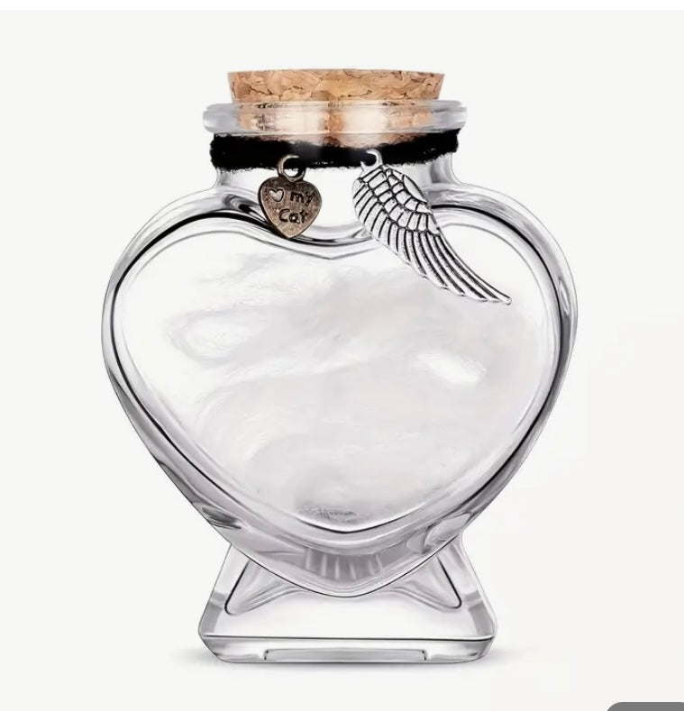 Memorial Bottle For Pet Hair