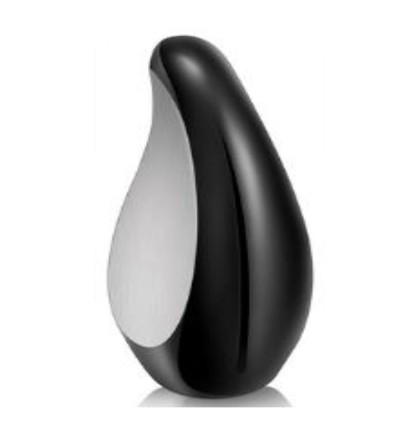 Ultimate Style - Small Black Cremation Urn