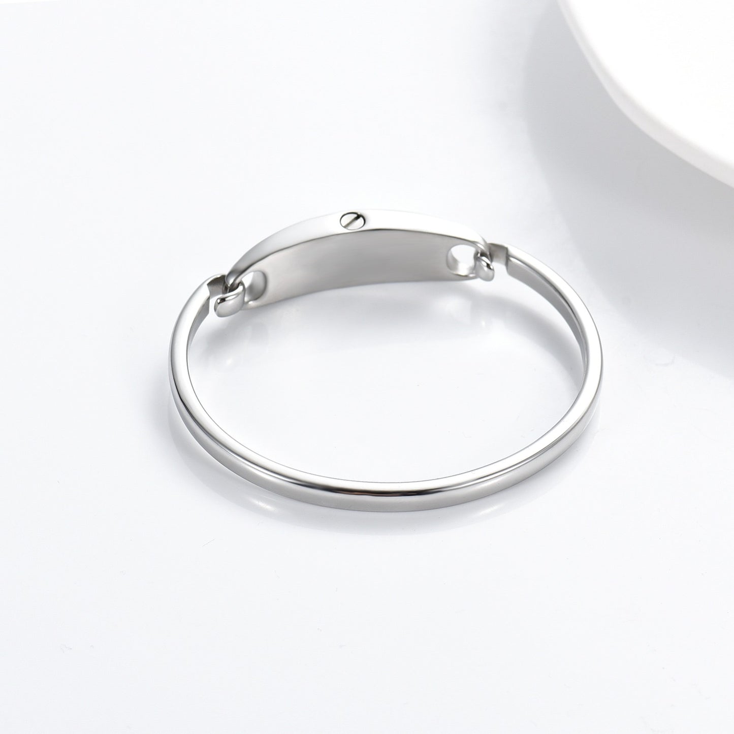 Silver Bracelet that holds Pet Ashes