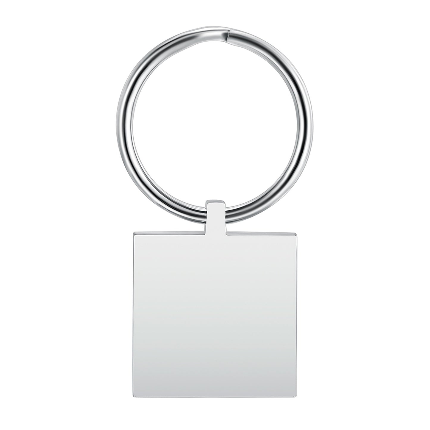 Square Dog Tag Pendant or Keyring