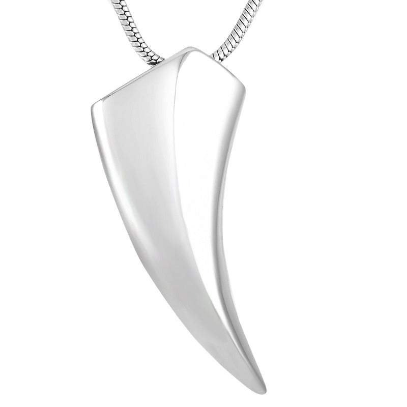 Beautiful Silver Fang Pendant