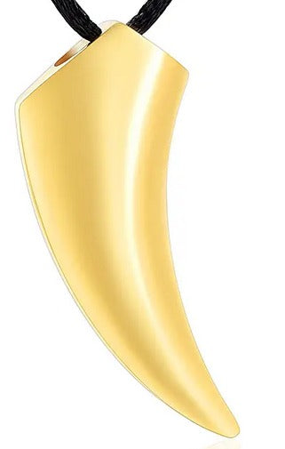 Beautiful Gold Fang Pendant