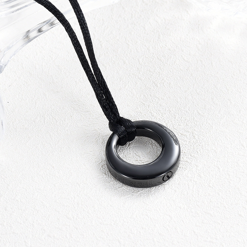 Circle of Life Pendant - Black