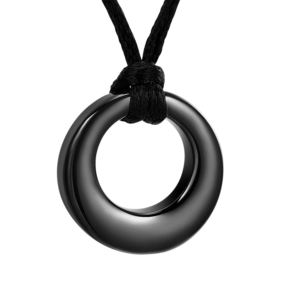 Circle of Life Pendant - Black