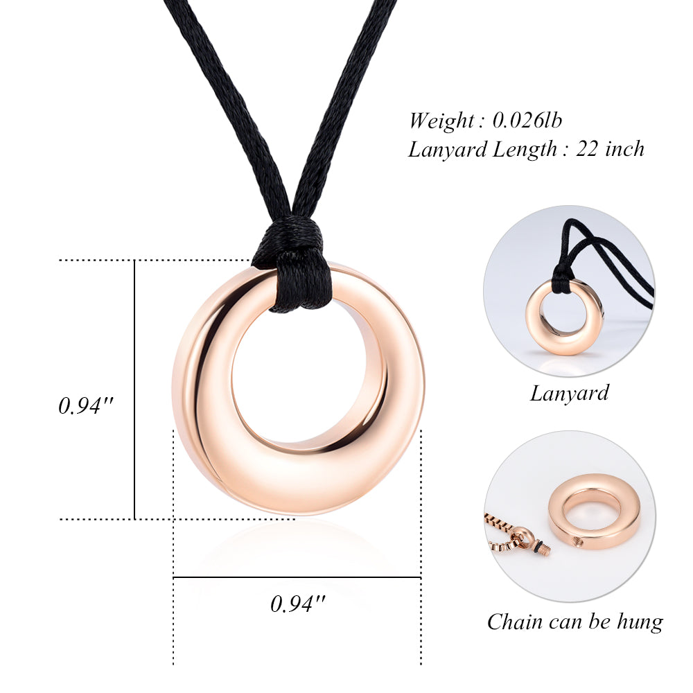 Circle of Life Pendant - Rose