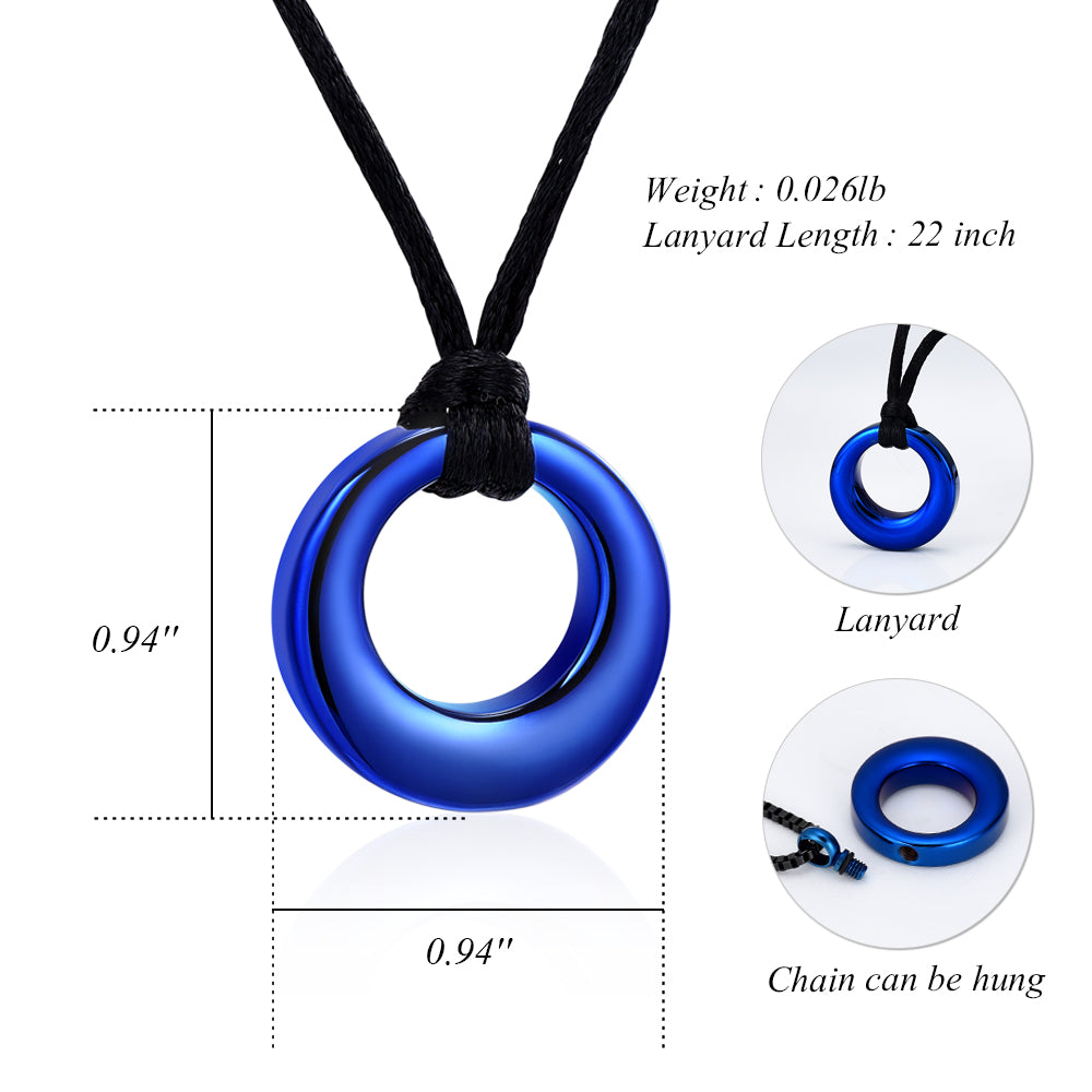 Circle of Life Pendant - Blue