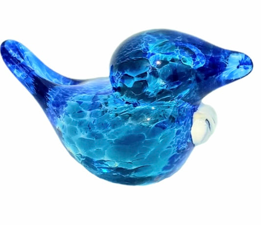 Glass Blown Tui Infused with Pet Ashes