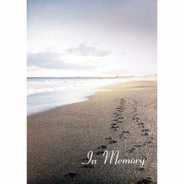 Memorial Book - Beach Scene New Zealand