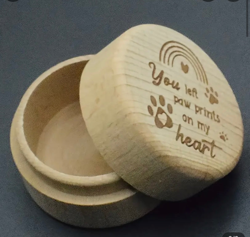 Pet Hair Keepsake Box,