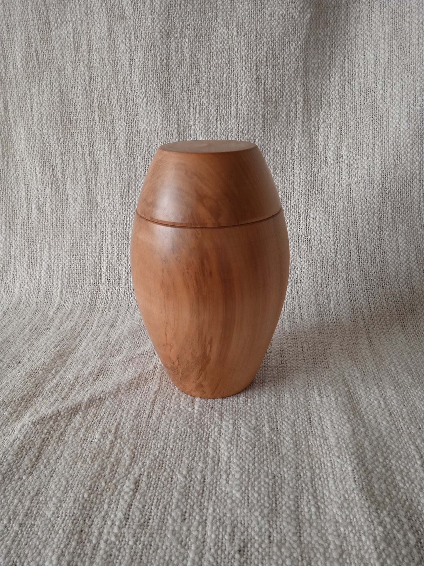 Unique Hand Crafted Wooden Urn Art