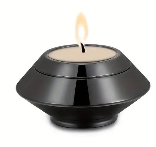 Black Candle Urn