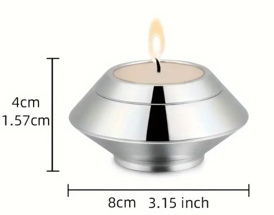 Silver Candle Urn