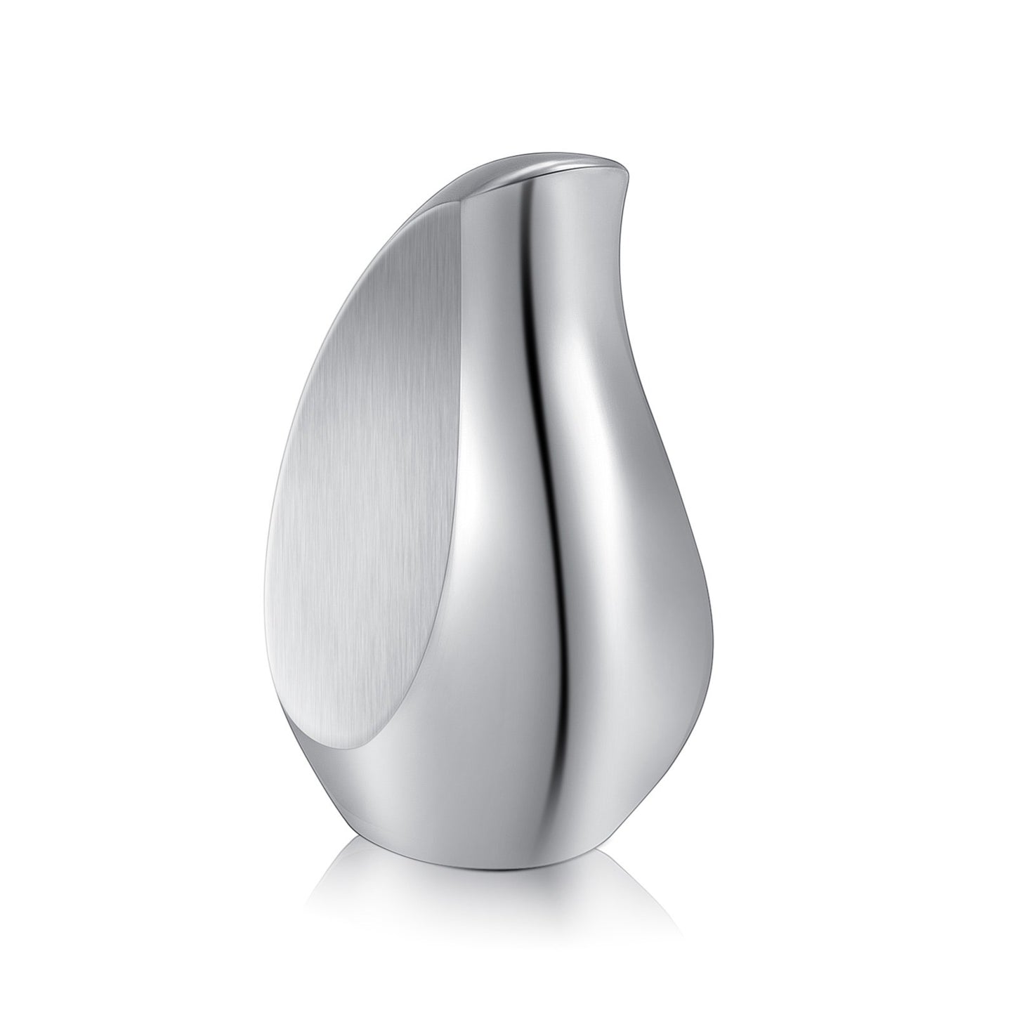 Ultimate Style - Small Silver Cremation Urn For Pet Ashes