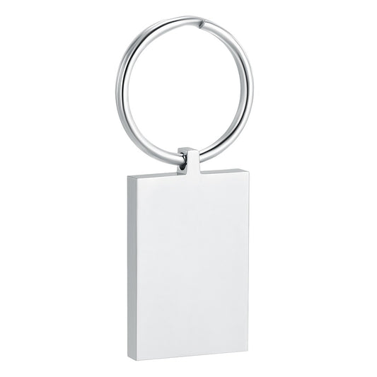 Rectangle Dog Tag Pendant or Keyring