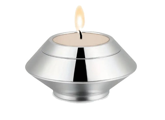 Silver Candle Urn